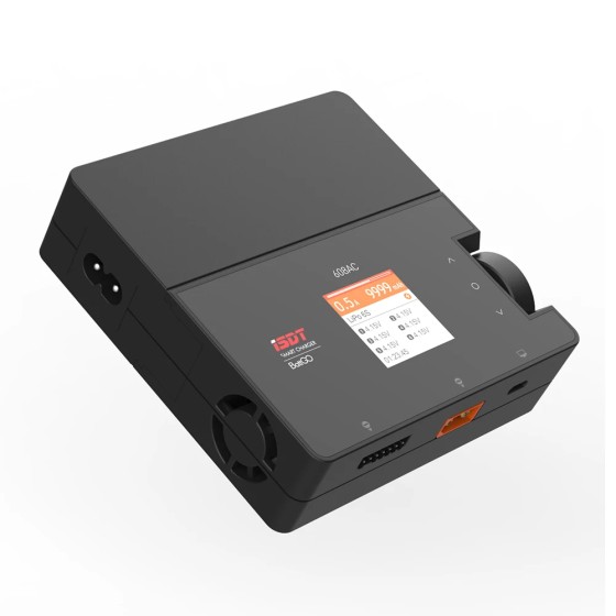 ISDT 608AC AC 60W 200W 8A BattGo Smart Battery Charger Discharger With Detachable Power Supply